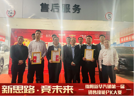 新思路 競(jìng)未來 公司舉辦汽銷板塊第一屆銷售技能PK大賽